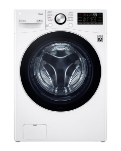 غسالة ال جي اتوماتيك امامية تنشيف 75% 13 كيلو محرك مباشر ™ThinQ (Wi-Fi) ابيض كفاءة أ - WF1310WHT